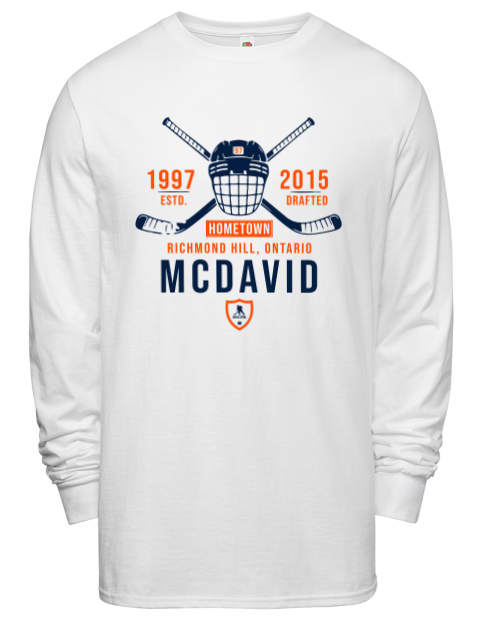 Classic Heritage Connor Mcdavid Men's Long-Sleeve T-Shirt | Swagsta
