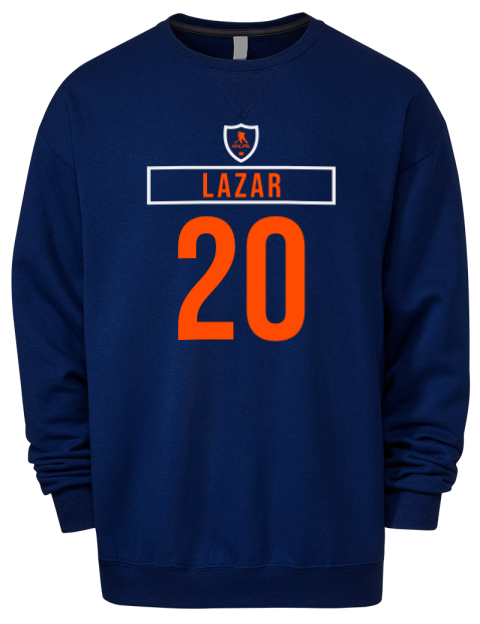 Away Jersey Curtis Lazar Premium Unisex Crewneck Sweatshirt | Swagsta