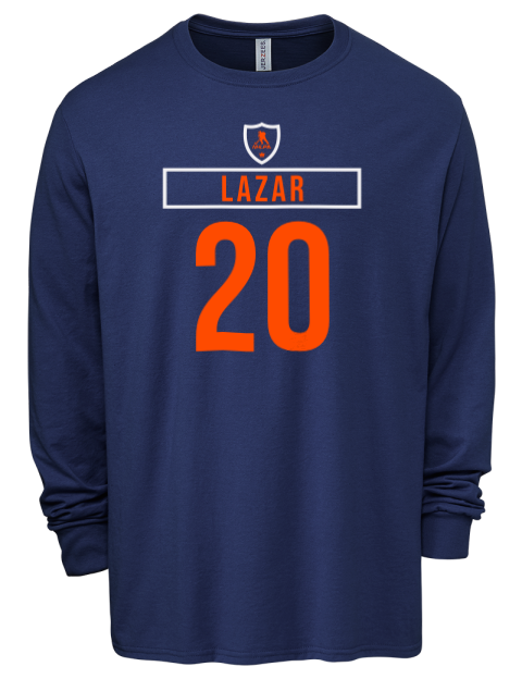 Away Jersey Curtis Lazar Men's Premium Blend Long Sleeve-T-Shirt | Swagsta