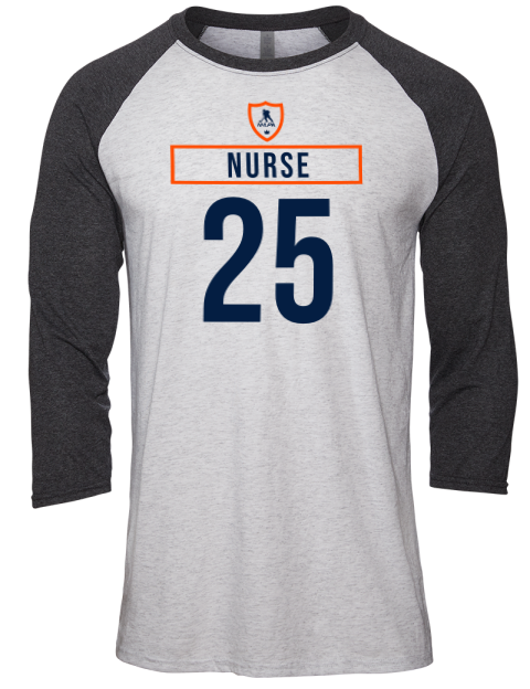 Home Jersey Darnell Nurse Unisex Premium Three-Quarter Raglan T-Shirt | Swagsta