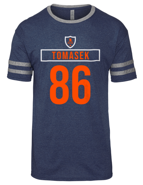 Away Jersey David Tomasek Men's Tri-Blend T-Shirt | Swagsta