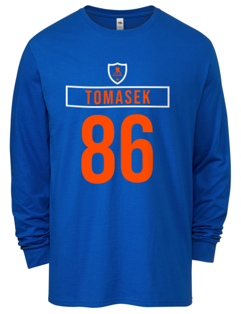 Away Jersey David Tomasek Men's Long-Sleeve T-Shirt | Swagsta
