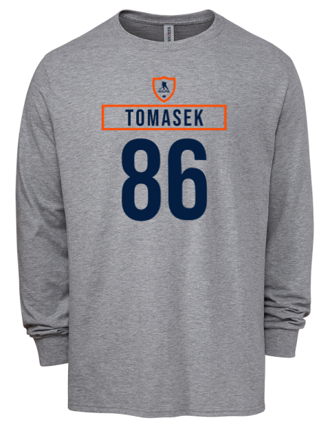 Home Jersey David Tomasek Men's Premium Blend Long Sleeve-T-Shirt | Swagsta