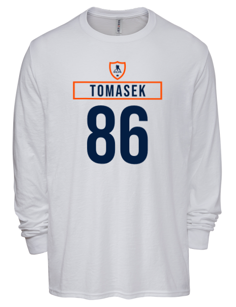 Home Jersey David Tomasek Men's Premium Blend Long Sleeve-T-Shirt | Swagsta