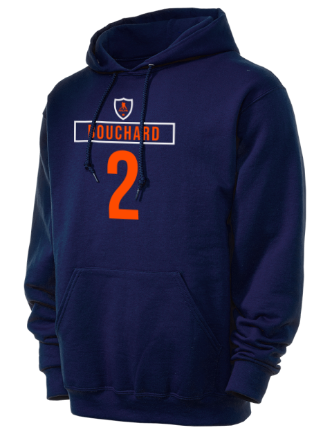 Away Jersey Evan Bouchard Unisex Hooded Sweatshirt | Swagsta