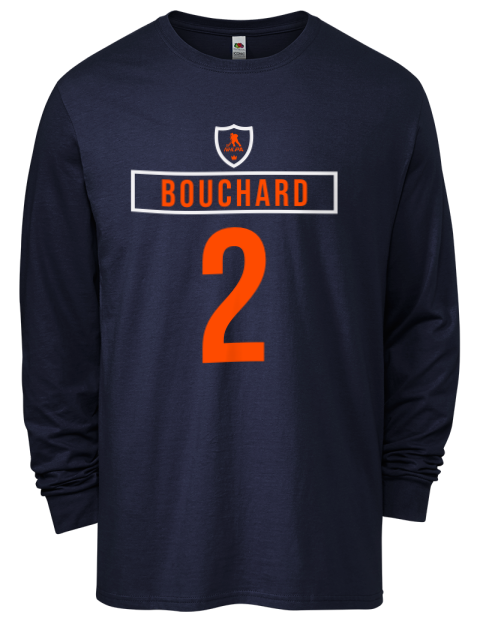 Away Jersey Evan Bouchard Men's Long-Sleeve T-Shirt | Swagsta
