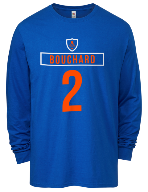 Away Jersey Evan Bouchard Men's Long-Sleeve T-Shirt | Swagsta