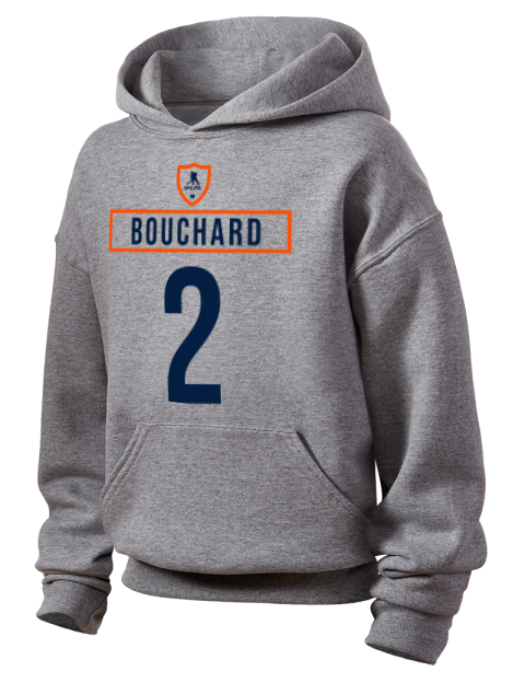 Home Jersey Evan Bouchard Youth Hooded Sweatshirt | Swagsta