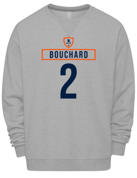 Home Jersey Evan Bouchard Premium Unisex Crewneck Sweatshirt | Swagsta