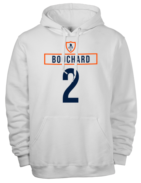 Home Jersey Evan Bouchard Eco Premium Unisex Hooded Sweatshirt | Swagsta