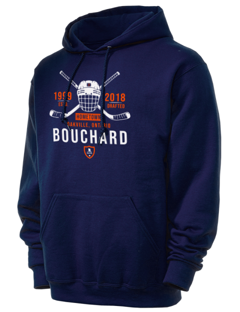 Heritage Evan Bouchard Unisex Hooded Sweatshirt | Swagsta