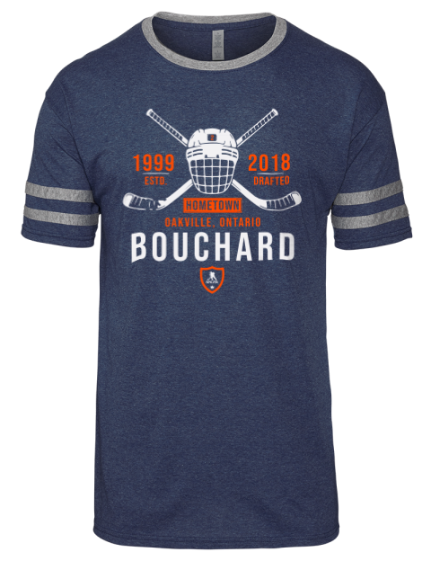 Heritage Evan Bouchard Men's Tri-Blend T-Shirt | Swagsta