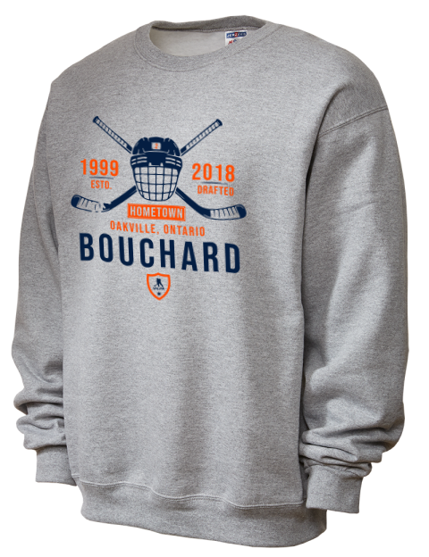 Classic Heritage Evan Bouchard Unisex Crewneck Sweatshirt | Swagsta