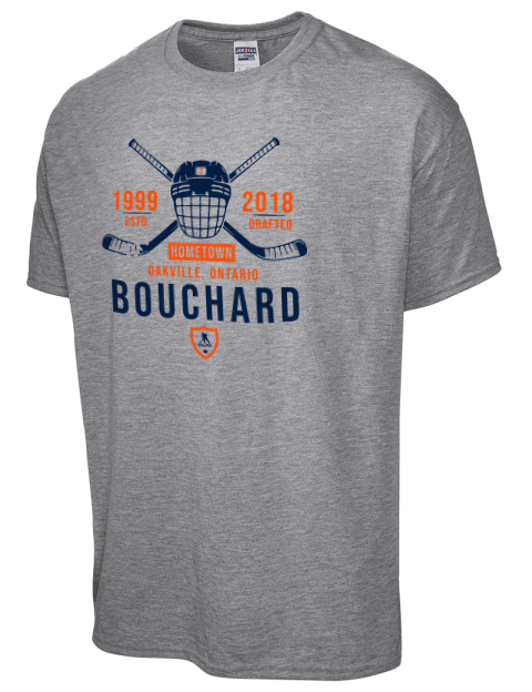 Classic Heritage Evan Bouchard Dri-Power Unisex T-Shirt | Swagsta