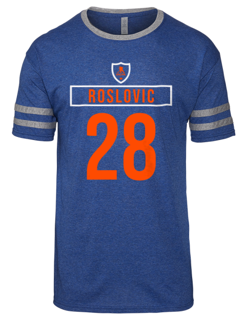 Away Jersey Jack Roslovic Men's Tri-Blend T-Shirt | Swagsta