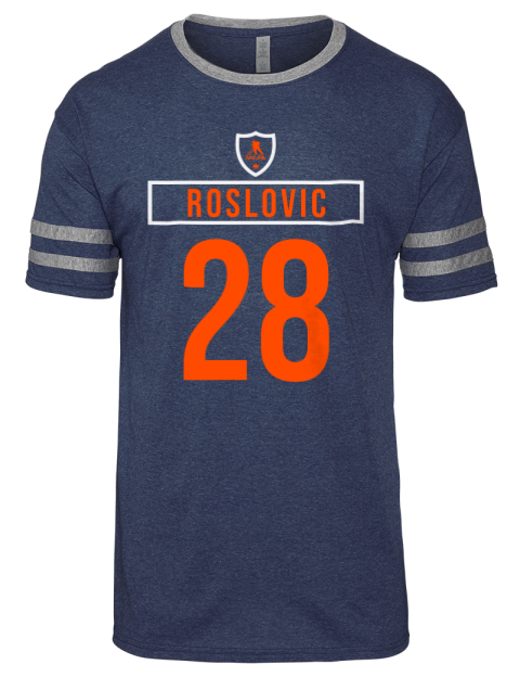 Away Jersey Jack Roslovic Men's Tri-Blend T-Shirt | Swagsta