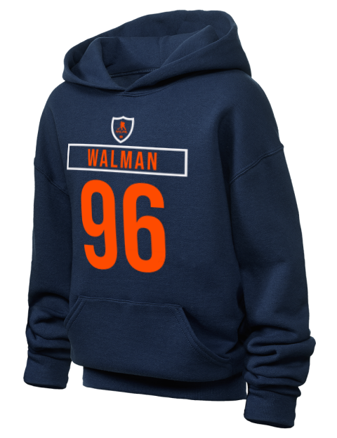 Away Jersey Jake Walman Youth Hooded Sweatshirt | Swagsta