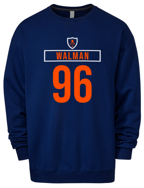 Away Jersey Jake Walman Premium Unisex Crewneck Sweatshirt | Swagsta