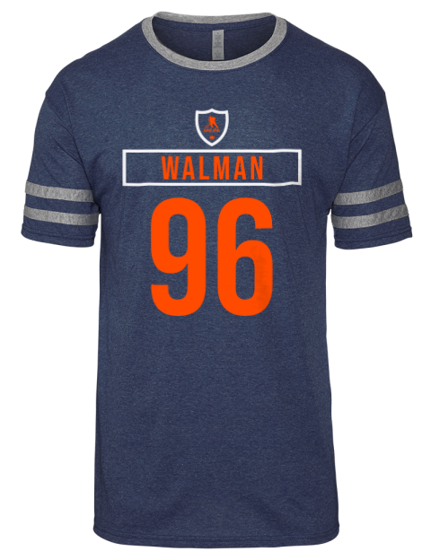 Away Jersey Jake Walman Men's Tri-Blend T-Shirt | Swagsta