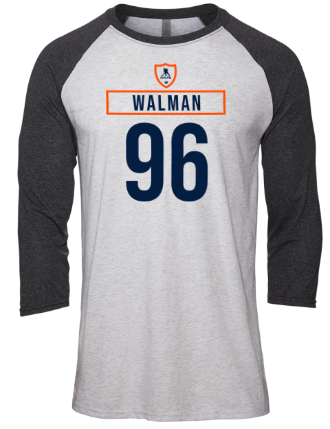 Home Jersey Jake Walman Unisex Premium Three-Quarter Raglan T-Shirt | Swagsta