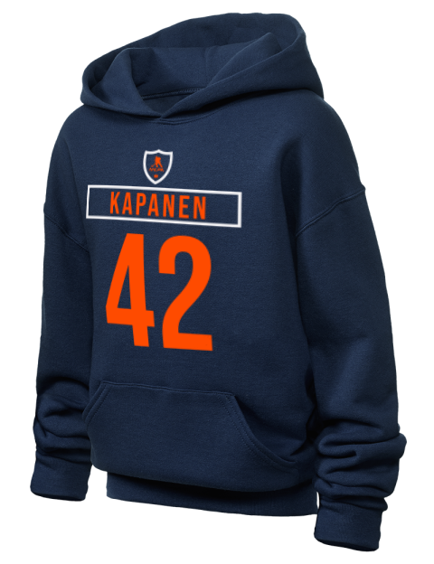 Away Jersey Kasperi Kapanen Youth Hooded Sweatshirt | Swagsta