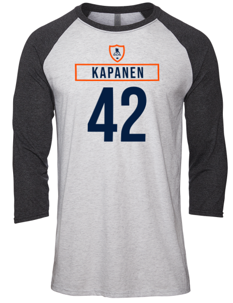 Home Jersey Kasperi Kapanen Unisex Premium Three-Quarter Raglan T-Shirt | Swagsta