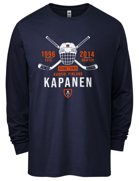 Heritage Kasperi Kapanen Men's Long-Sleeve T-Shirt | Swagsta