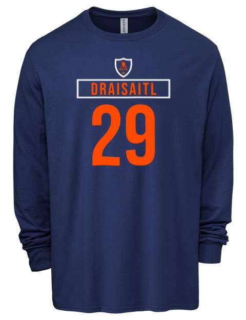 Away Jersey Leon Draisaitl Men's Premium Blend Long Sleeve-T-Shirt | Swagsta