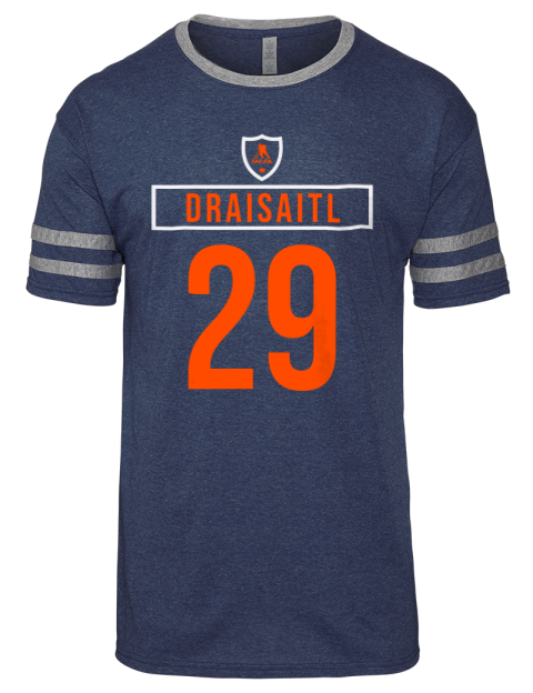 Away Jersey Leon Draisaitl Men's Tri-Blend T-Shirt | Swagsta
