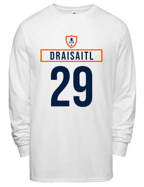 Home Jersey Leon Draisaitl Men's Long-Sleeve T-Shirt | Swagsta