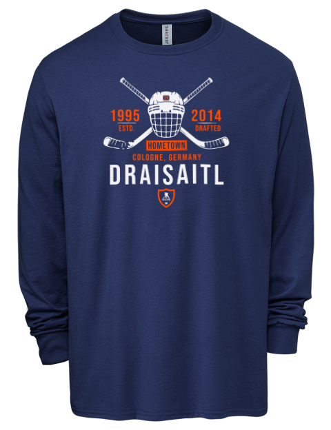 Heritage Leon Draisaitl Men's Premium Blend Long Sleeve-T-Shirt | Swagsta