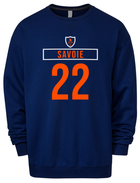 Away Jersey Matthew Savoie Premium Unisex Crewneck Sweatshirt | Swagsta