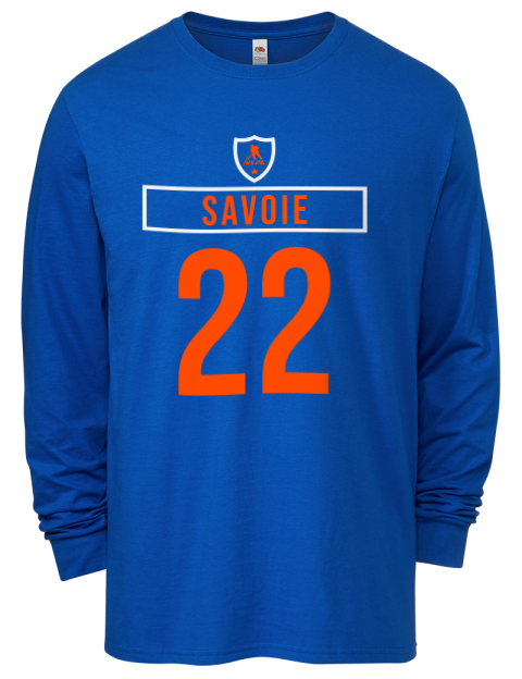Away Jersey Matthew Savoie Men's Long-Sleeve T-Shirt | Swagsta