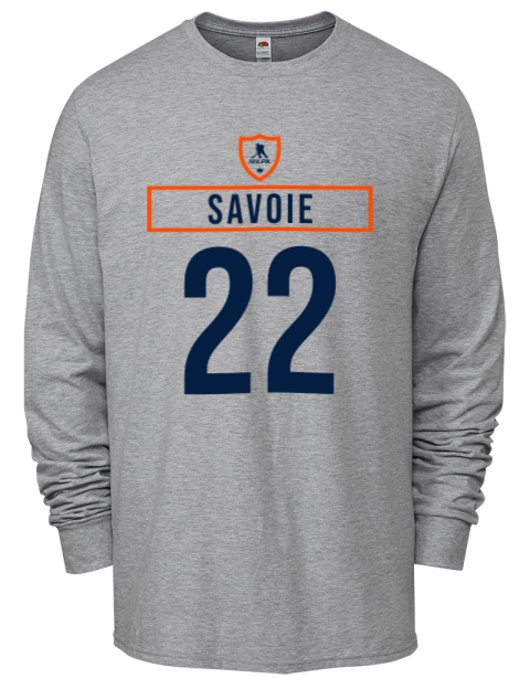Home Jersey Matthew Savoie Men's Long-Sleeve T-Shirt | Swagsta