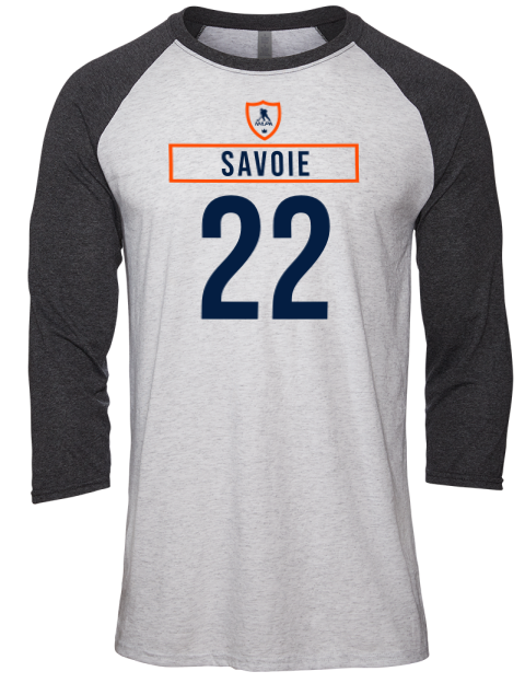Home Jersey Matthew Savoie Unisex Premium Three-Quarter Raglan T-Shirt | Swagsta