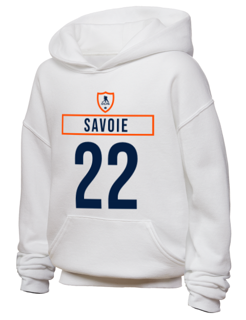 Home Jersey Matthew Savoie Youth Hooded Sweatshirt | Swagsta