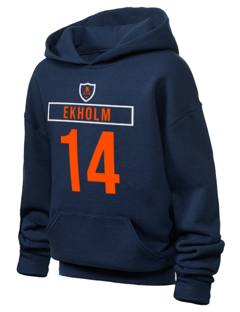 Away Jersey Mattias Ekholm Youth Hooded Sweatshirt | Swagsta