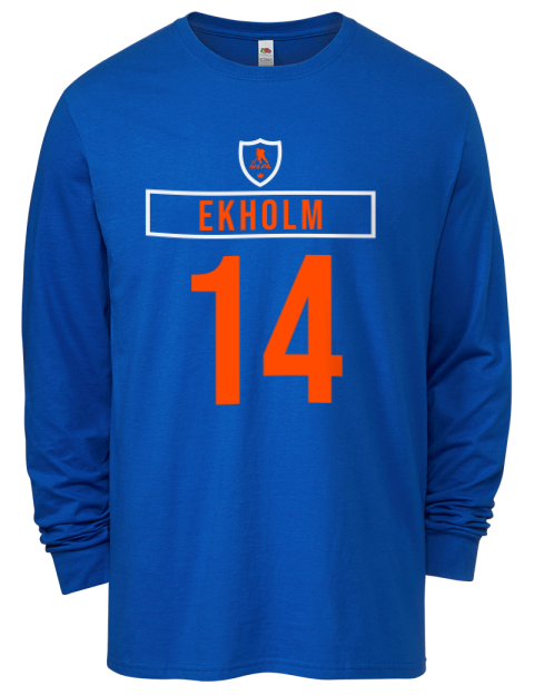 Away Jersey Mattias Ekholm Men's Long-Sleeve T-Shirt | Swagsta