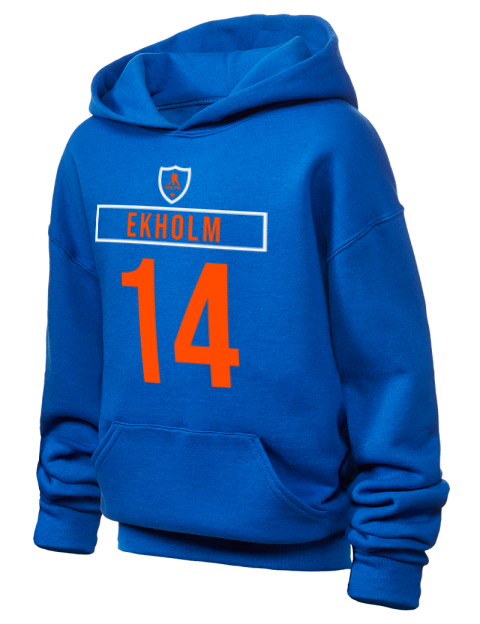 Away Jersey Mattias Ekholm Youth Hooded Sweatshirt | Swagsta