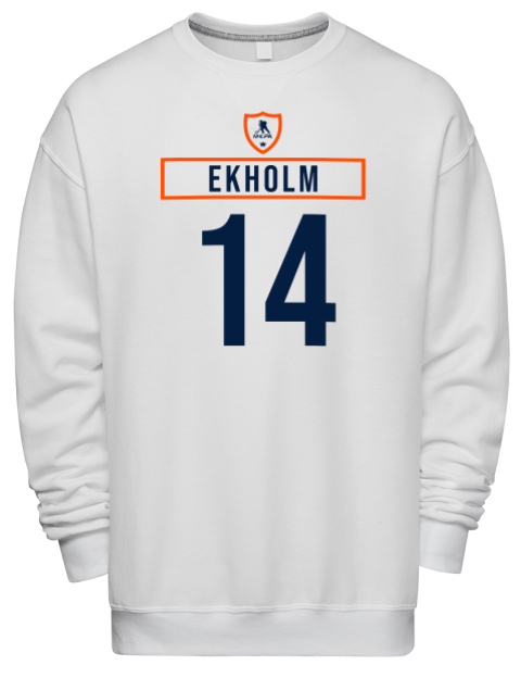 Home Jersey Mattias Ekholm Premium Unisex Crewneck Sweatshirt | Swagsta