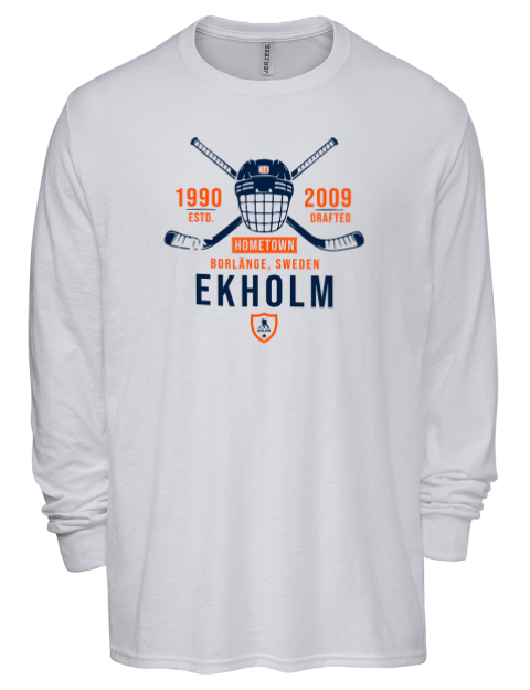 Classic Heritage Mattias Ekholm Men's Premium Blend Long Sleeve-T-Shirt | Swagsta