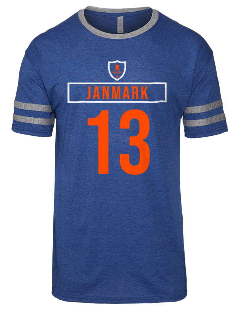 Away Jersey Mattias Janmark Men's Tri-Blend T-Shirt | Swagsta