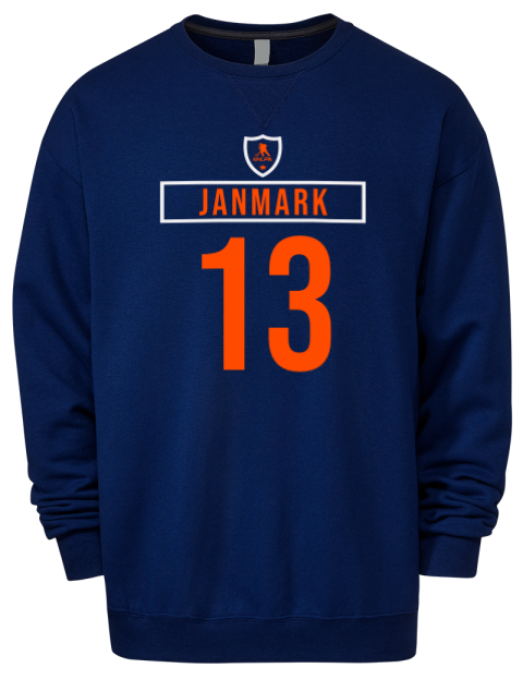 Away Jersey Mattias Janmark Premium Unisex Crewneck Sweatshirt | Swagsta