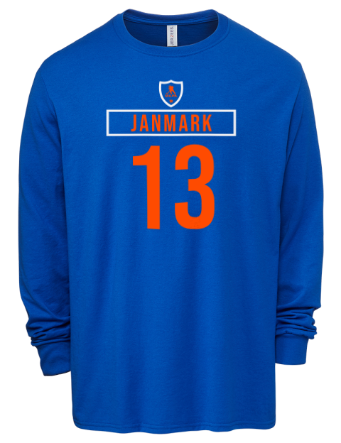 Away Jersey Mattias Janmark Men's Premium Blend Long Sleeve-T-Shirt | Swagsta