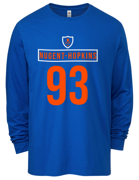 Away Jersey Ryan Nugent Hopkins Men's Long-Sleeve T-Shirt | Swagsta