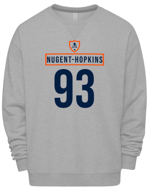 Home Jersey Ryan Nugent Hopkins Premium Unisex Crewneck Sweatshirt | Swagsta