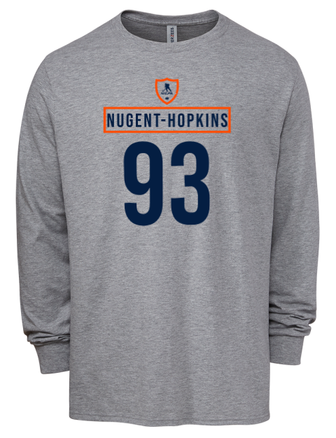 Home Jersey Ryan Nugent Hopkins Men's Premium Blend Long Sleeve-T-Shirt | Swagsta