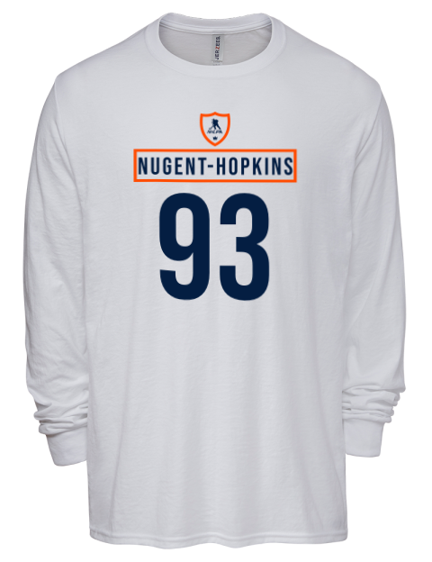 Home Jersey Ryan Nugent Hopkins Men's Premium Blend Long Sleeve-T-Shirt | Swagsta