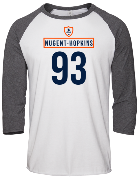 Home Jersey Ryan Nugent Hopkins Unisex Premium Three-Quarter Raglan T-Shirt | Swagsta