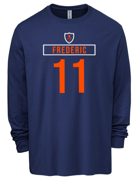 Away Jersey Trent Frederic Men's Premium Blend Long Sleeve-T-Shirt | Swagsta
